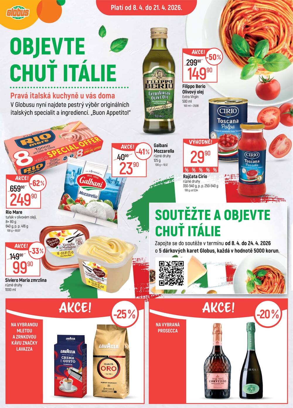 Akční leták Globus 8.4. - 21.4.2026 - Globus Chotíkov u Plzně