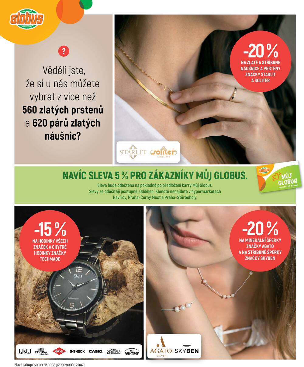 Akční leták Globus 8.4. - 4.5.2026 - Globus Trmice u Ústí nad Labem