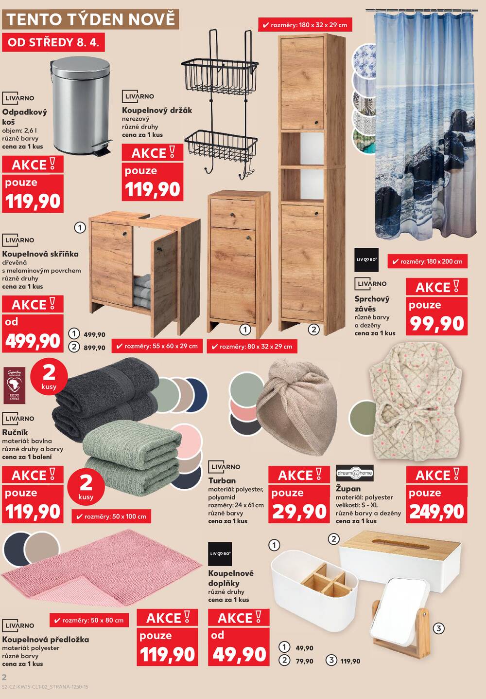 Leták Kaufland - Kaufland Spotřební zboží 8.4. - 14.4.2026 - strana 2 Leták Kaufland - Kaufland Spotřební zboží 8.4. - 14.4.2026 - strana 2