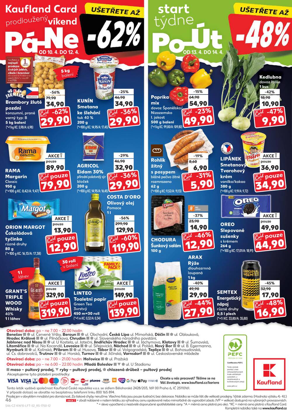 Leták Kaufland - Kaufland 8.4. - 14.4. - Kaufland - Mladá Boleslav - strana 46 Leták Kaufland - Kaufland 8.4. - 14.4. - Kaufland - Mladá Boleslav - strana 46