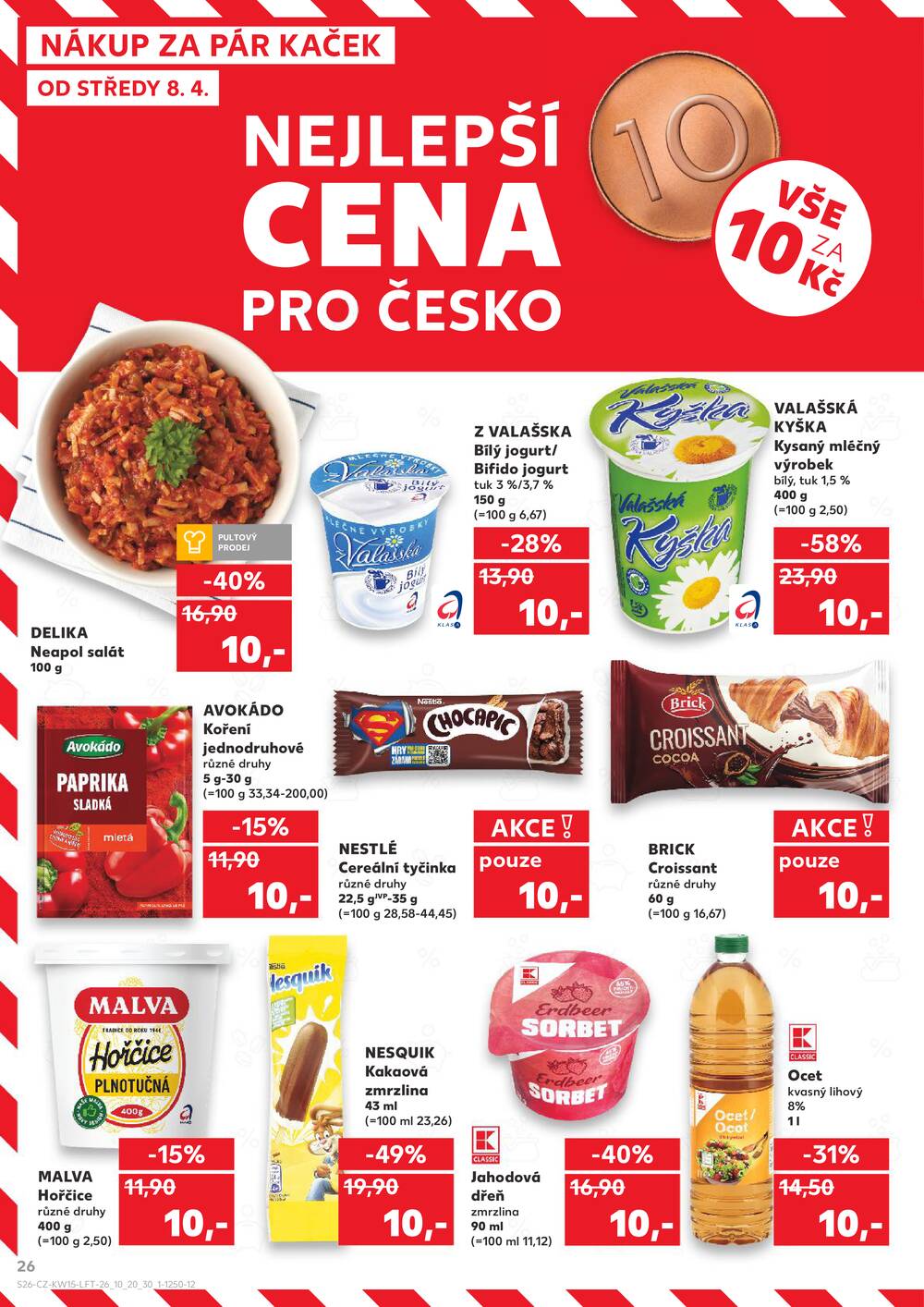 Leták Kaufland - Kaufland 8.4. - 14.4. - Kaufland - Jaroměř - strana 26