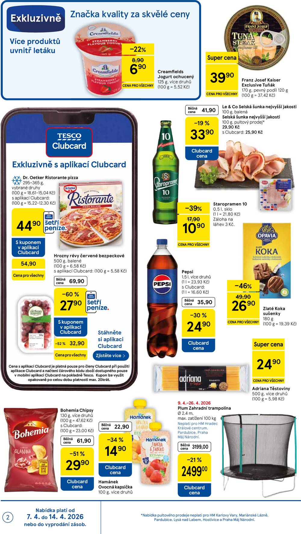 Tesco malé hypermarkety od 7.4. do 14.4.2026