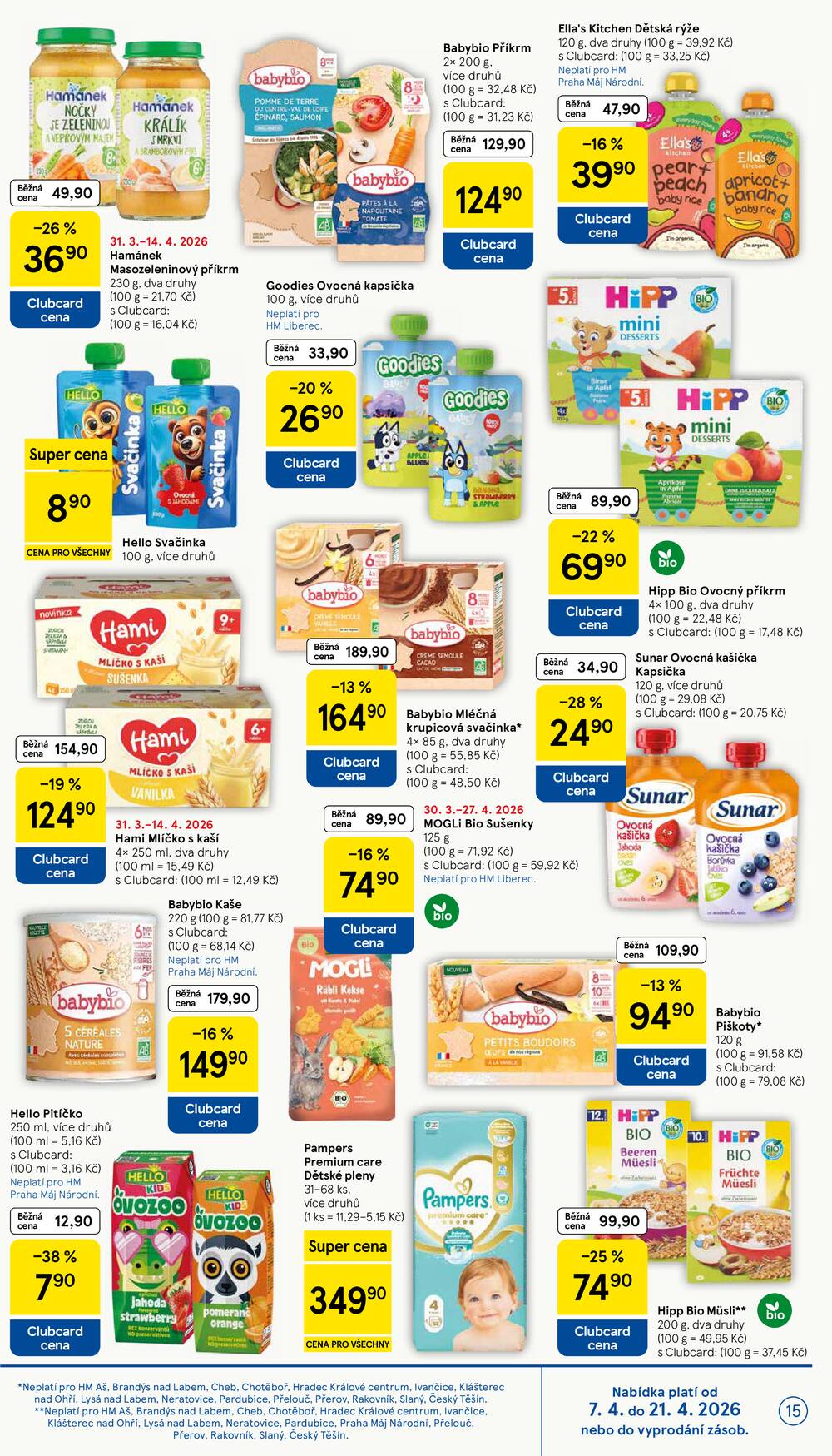 Tesco malé hypermarkety od 7.4. do 14.4.2026