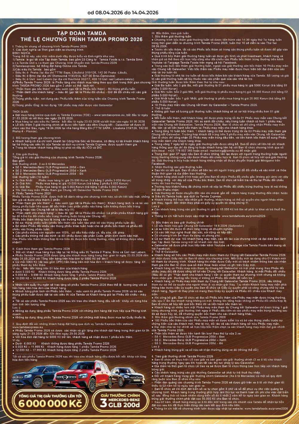 Leták Tamda Foods - Tamda Foods od 8.4. do 14.4.2026 - strana 2