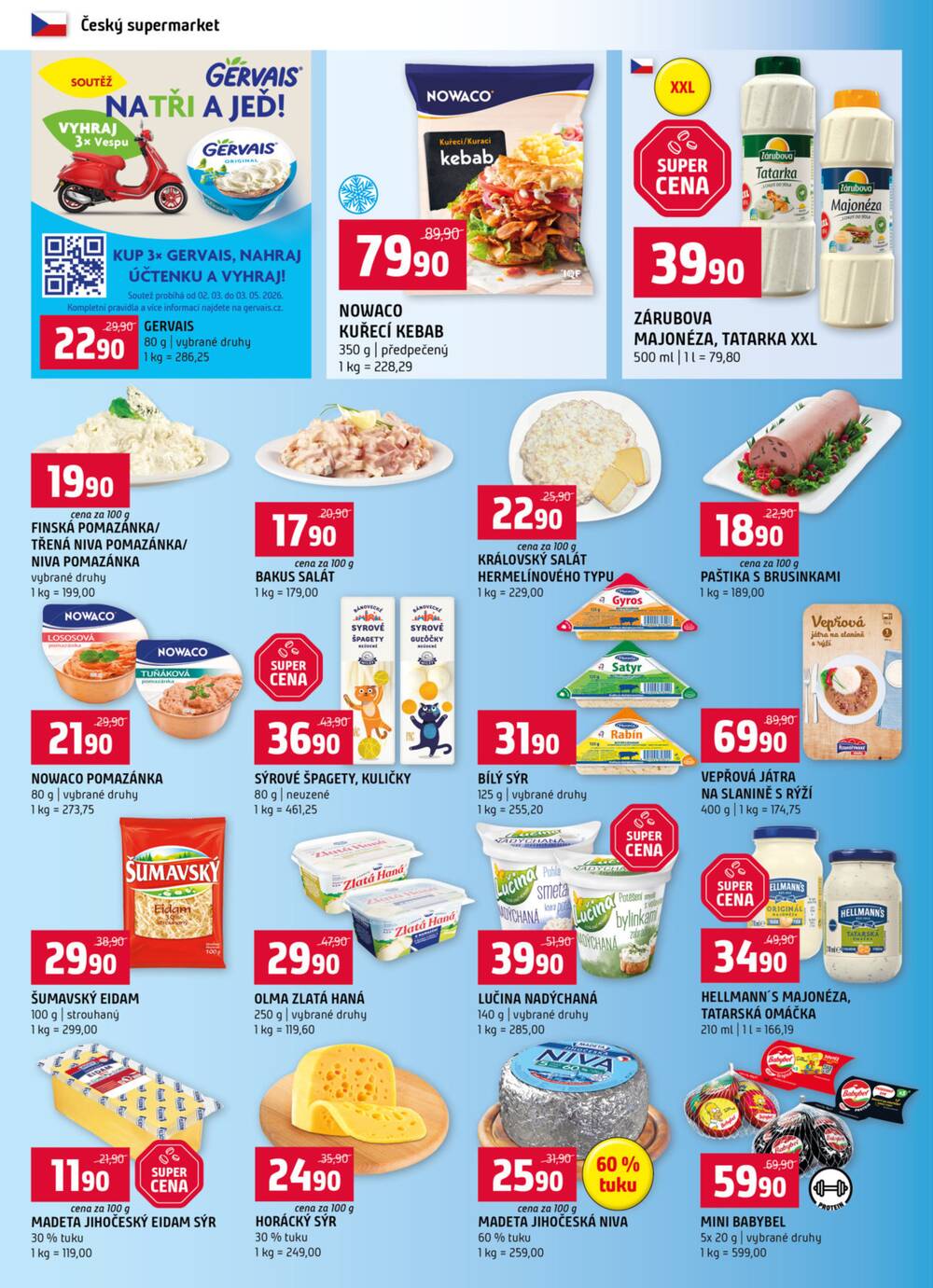 Terno Třeboň, Týn n. Vlt., Bechyně, Trhové Sviny, Hradec Králové, Zlín, Český Krumlov, Prachatice, Jihlava, Strakonice, Tábor, Borovany od 15.4. do 21.4.2026