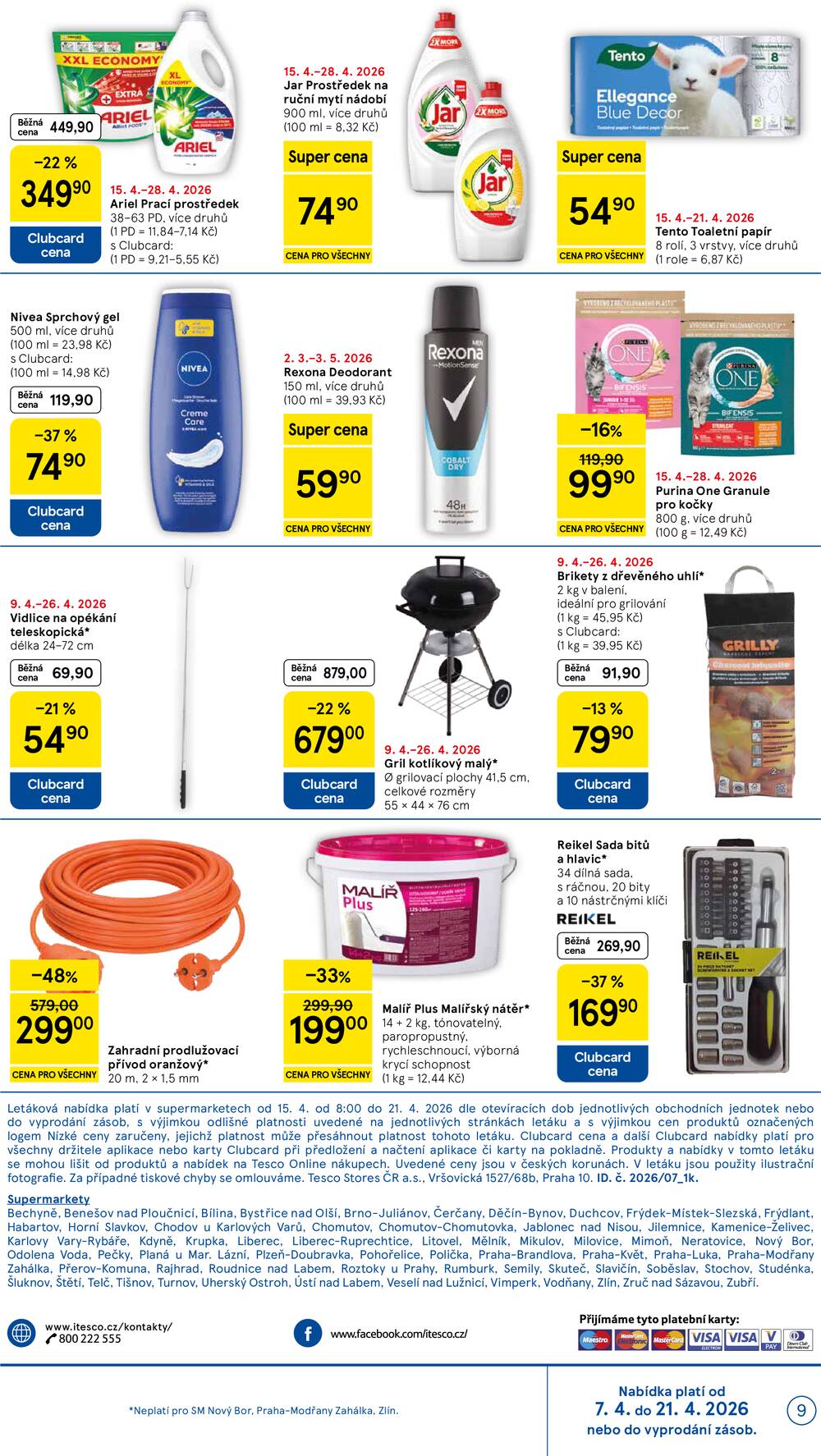 Leták Tesco - Tesco supermarkety od 15.4. do 21.4.2026 - strana 9