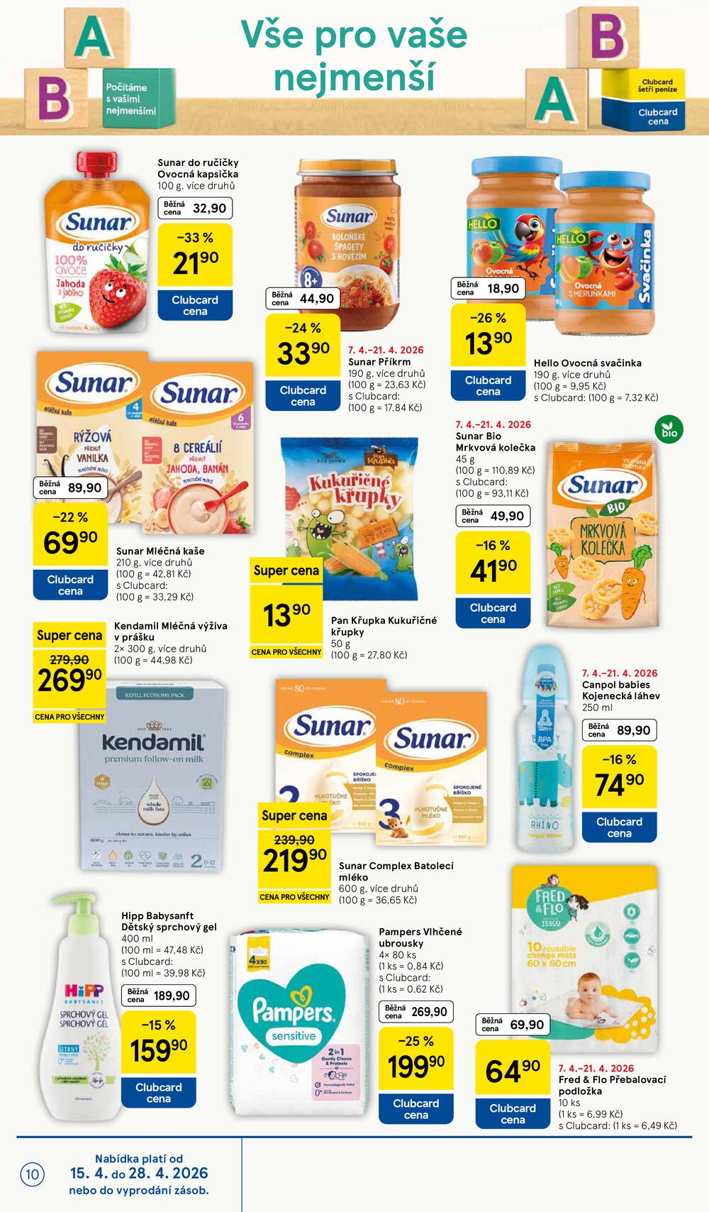 Leták Tesco - Tesco supermarkety od 15.4. do 21.4.2026 - strana 10