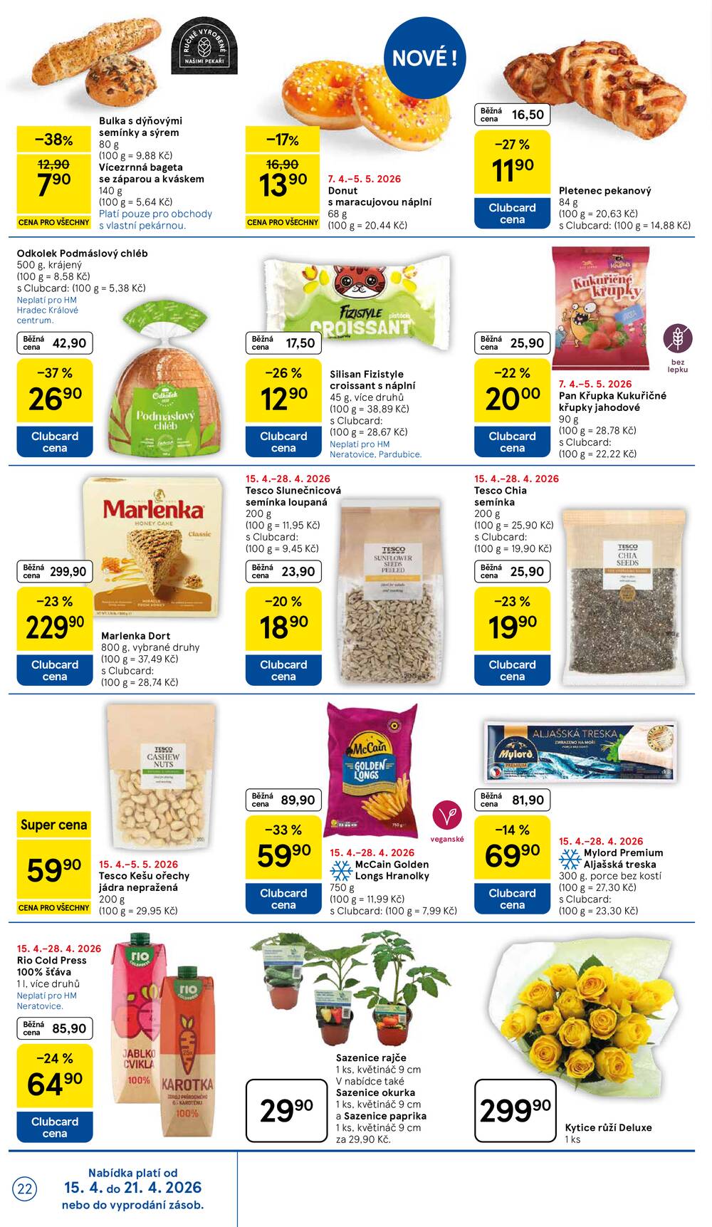 Tesco malé hypermarkety od 15.4. do 21.4.2026