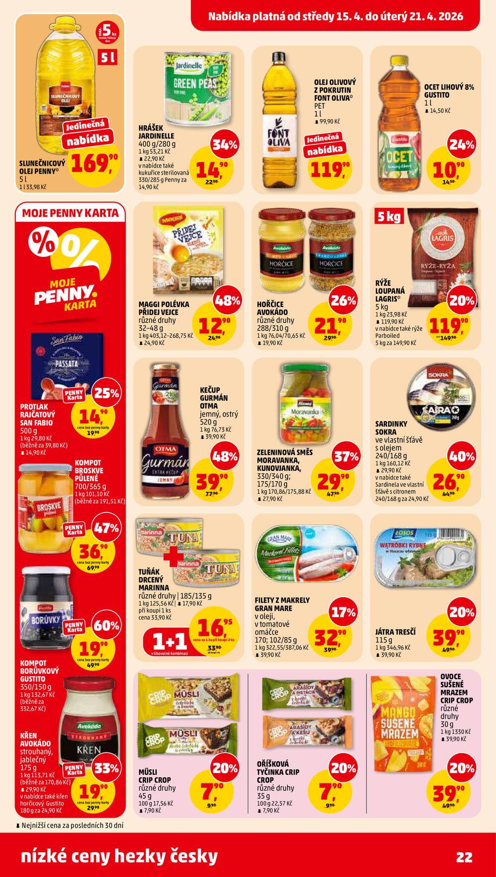 Penny Market od 15.4. do 21.4.2026