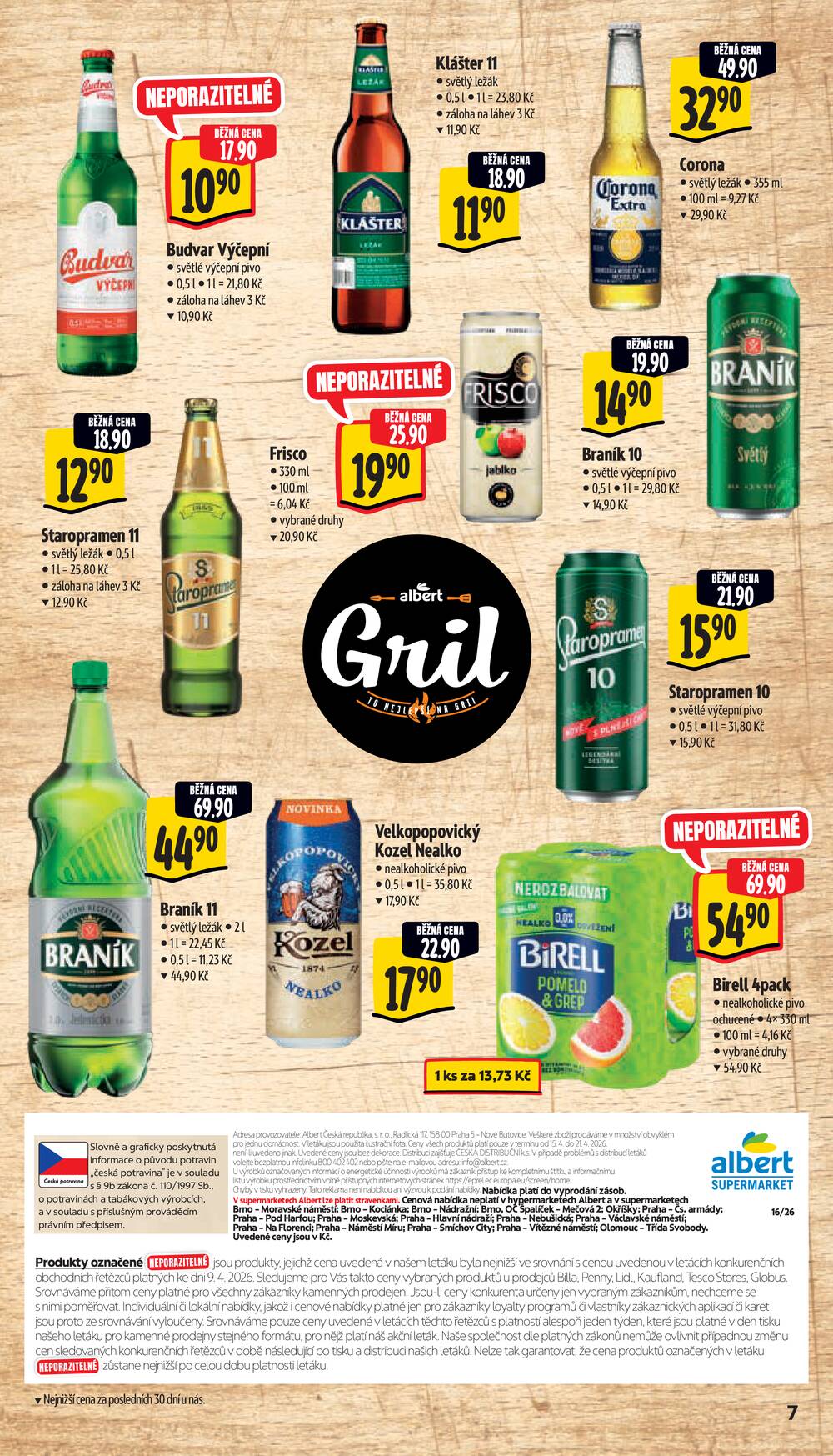 Albert Supermarket od 15.4. do 21.4.2026