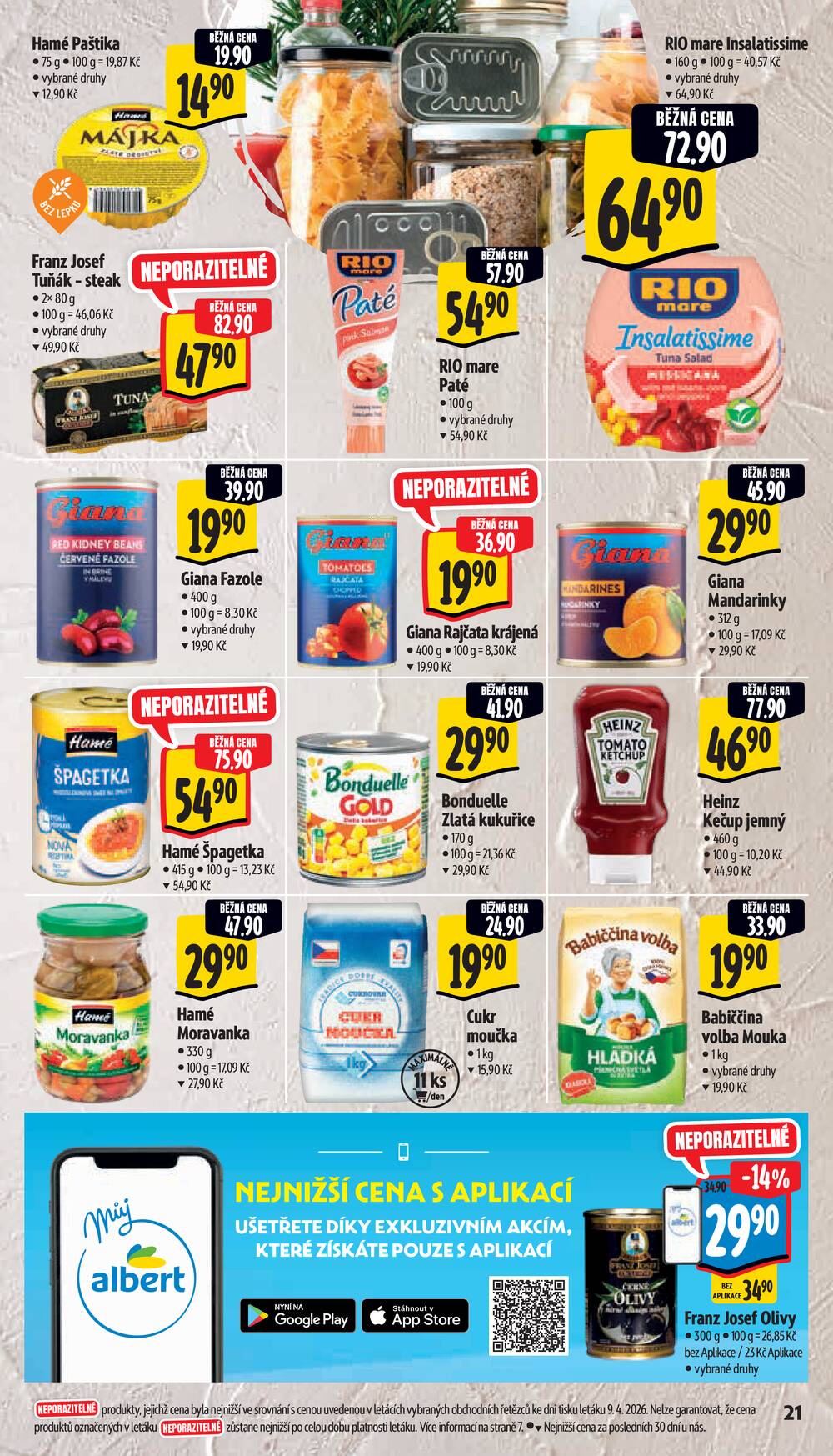 Albert Supermarket od 15.4. do 21.4.2026