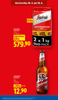 Lidl Čtvrtek od 16.4. do 19.4.2026