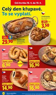 Lidl Čtvrtek od 16.4. do 19.4.2026