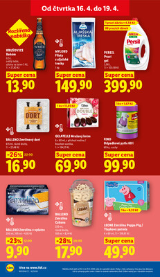 Lidl Čtvrtek od 16.4. do 19.4.2026