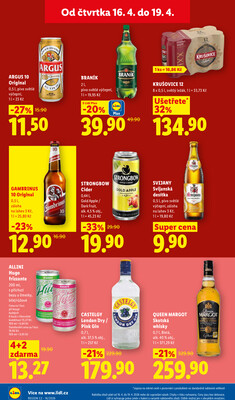 Lidl Čtvrtek od 16.4. do 19.4.2026