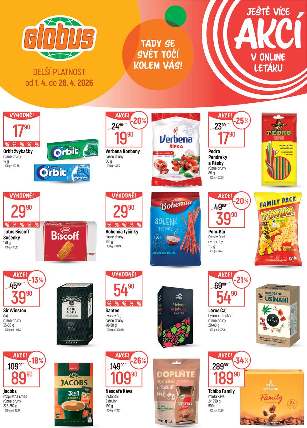 Leták Globus - Akční leták Globus 15.4. - 21.4.2026 - Globus Chomutov - strana 29
