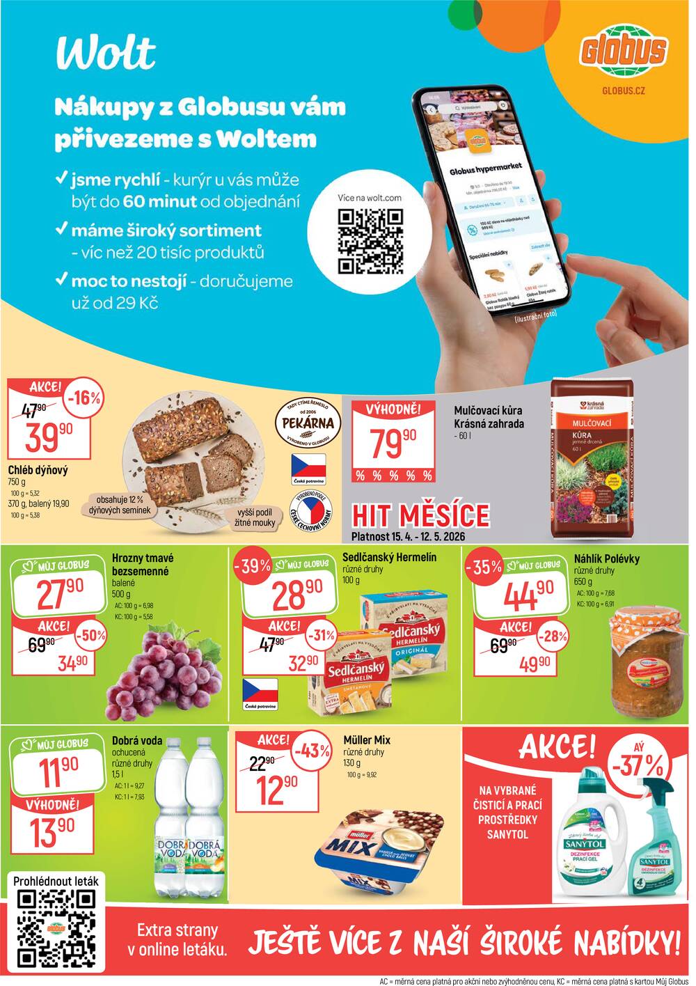 Leták Globus - Akční leták Globus 15.4. - 21.4.2026 - Globus Olomouc - strana 2