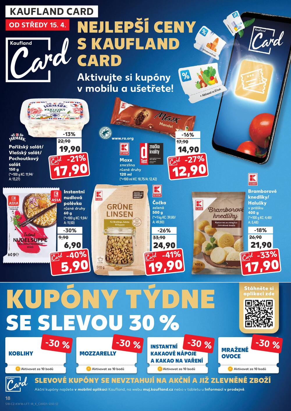 Leták Kaufland - Kaufland 15.4. - 21.4. - Kaufland - Prachatice - strana 18