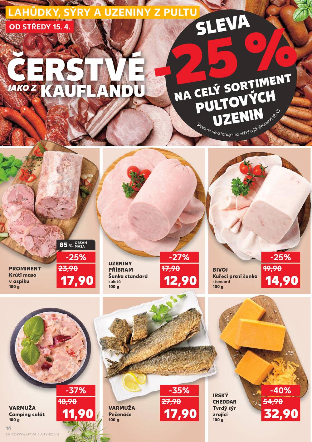 Leták Kaufland - Kaufland 15.4. - 21.4. - Kaufland - Domažlice - strana 14 Leták Kaufland - Kaufland 15.4. - 21.4. - Kaufland - Domažlice - strana 14