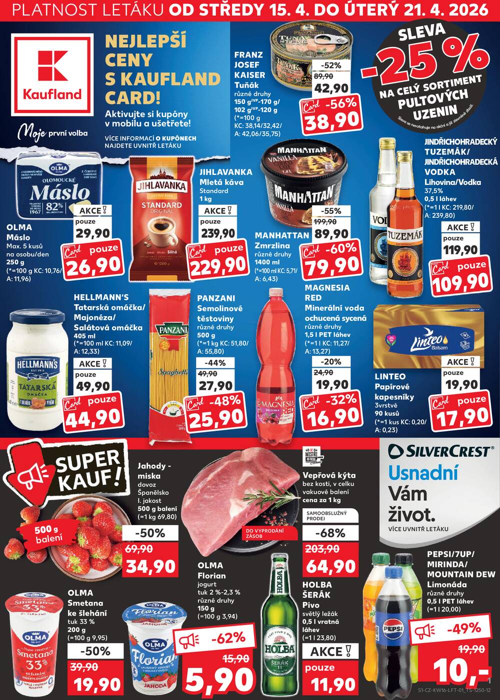 Kaufland 15.4. - 21.4. - Kaufland - Benešov