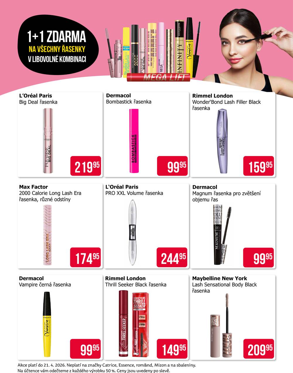 Teta drogerie Řasenky od 13.4. do 21.4.2026