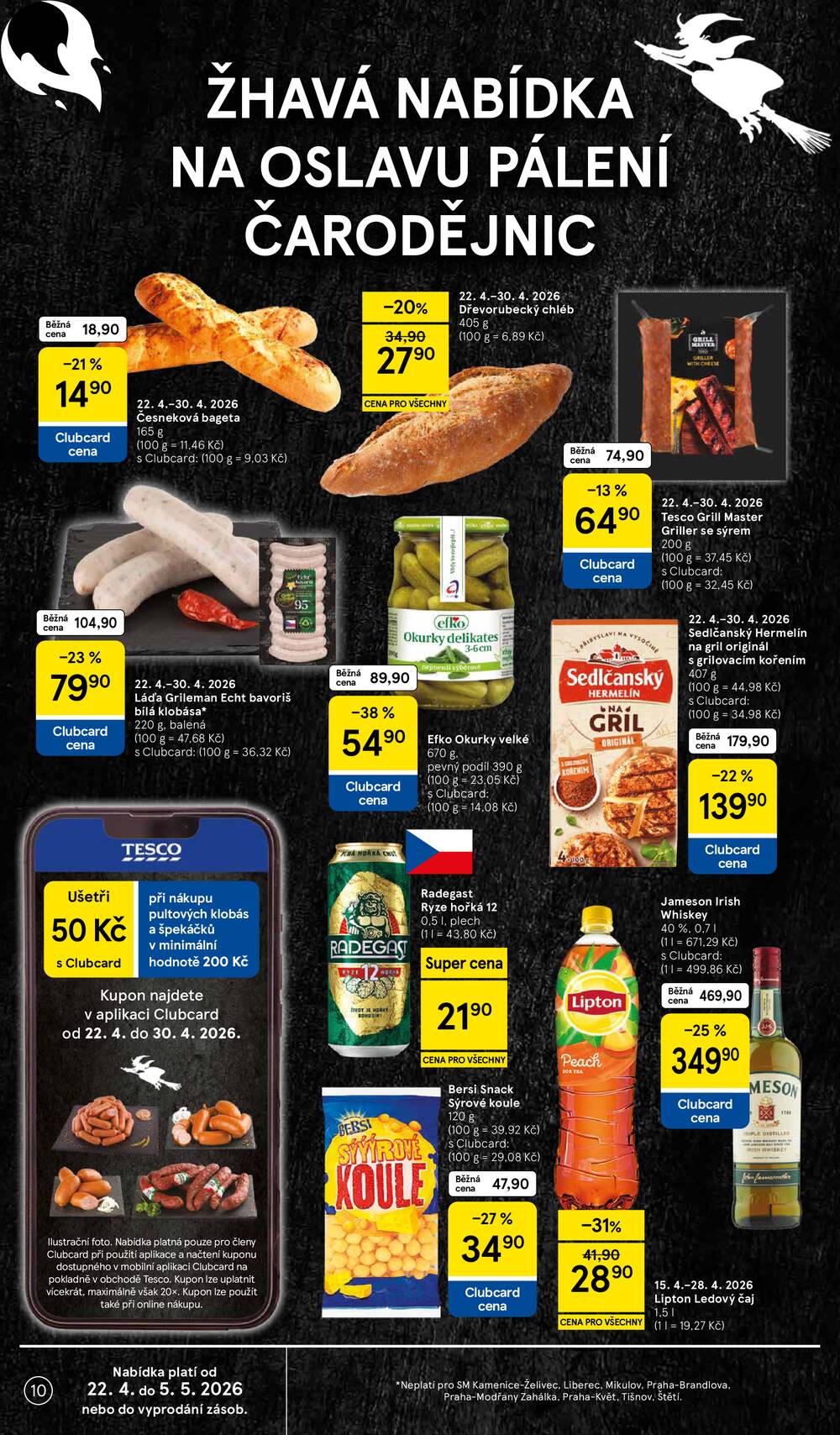 Leták Tesco - Tesco supermarkety od 22.4. do 28.4.2026 - strana 10
