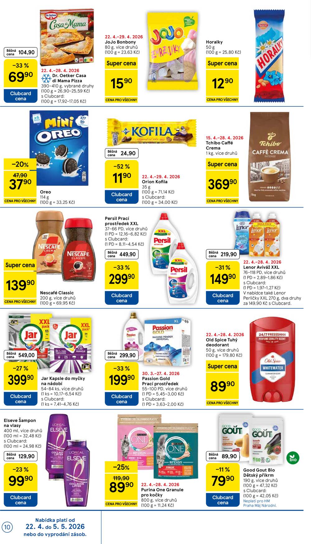 Tesco malé hypermarkety od 22.4. do 28.4.2026