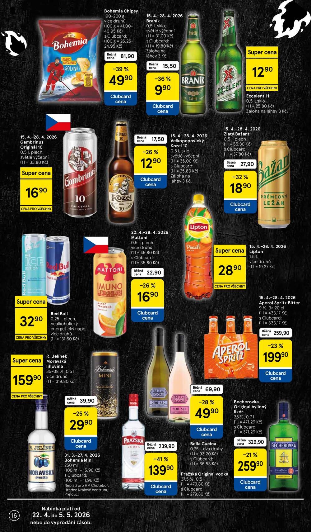 Tesco malé hypermarkety od 22.4. do 28.4.2026