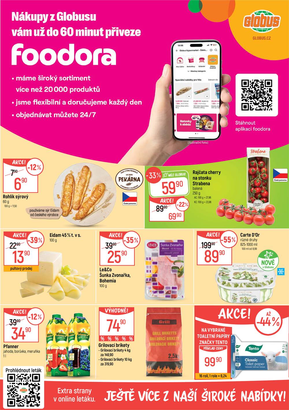 Akční leták Globus 22.4. - 28.4.2026 - Globus Praha - Centrum Černý Most
