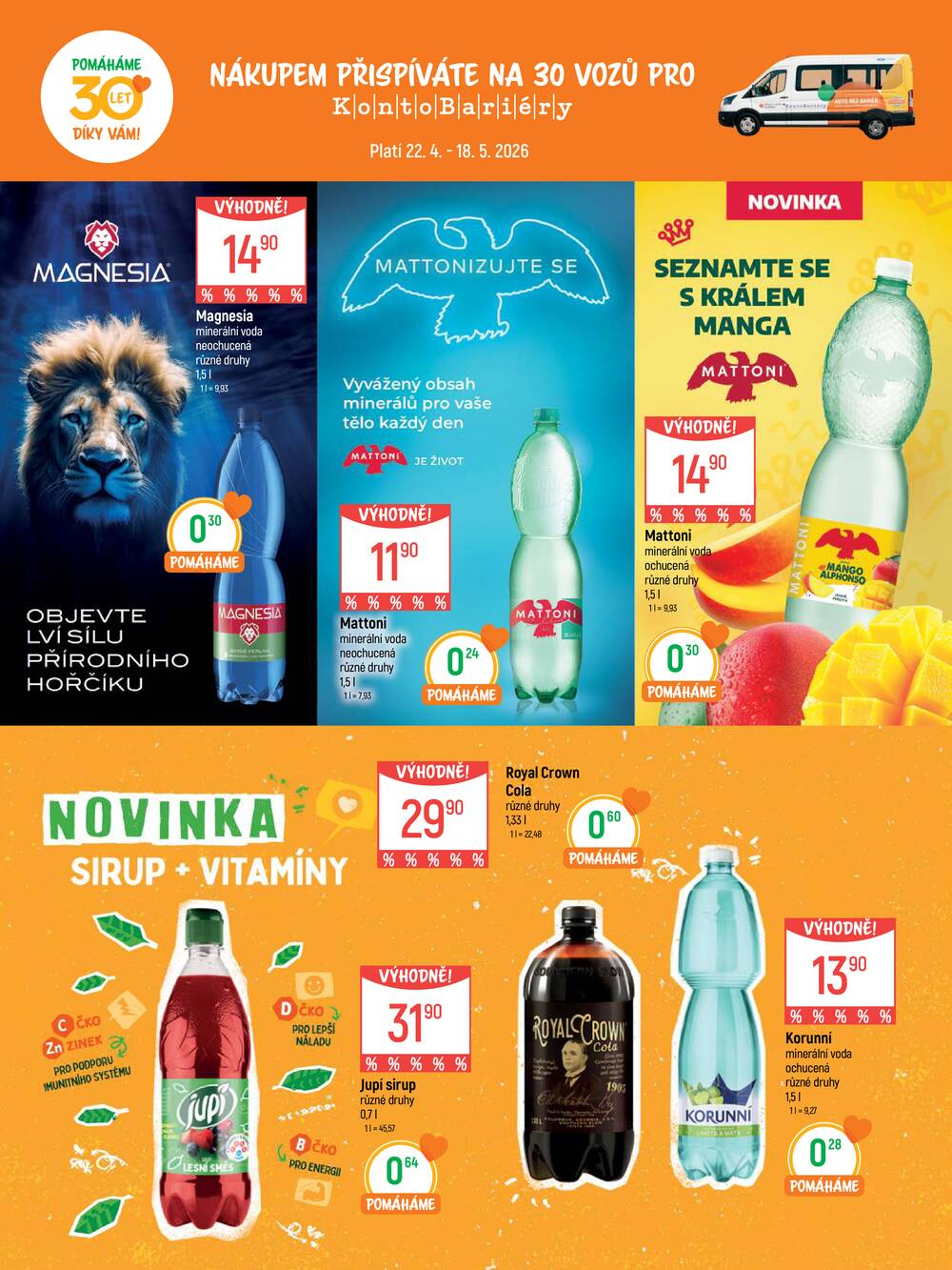 Akční leták Globus 22.4. - 18.5.2026 - Globus Praha - Zličín