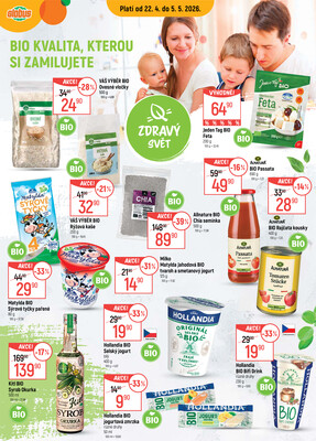 Leták Akční leták Globus 22.4. - 5.5.2026 - Globus Praha - Zličín