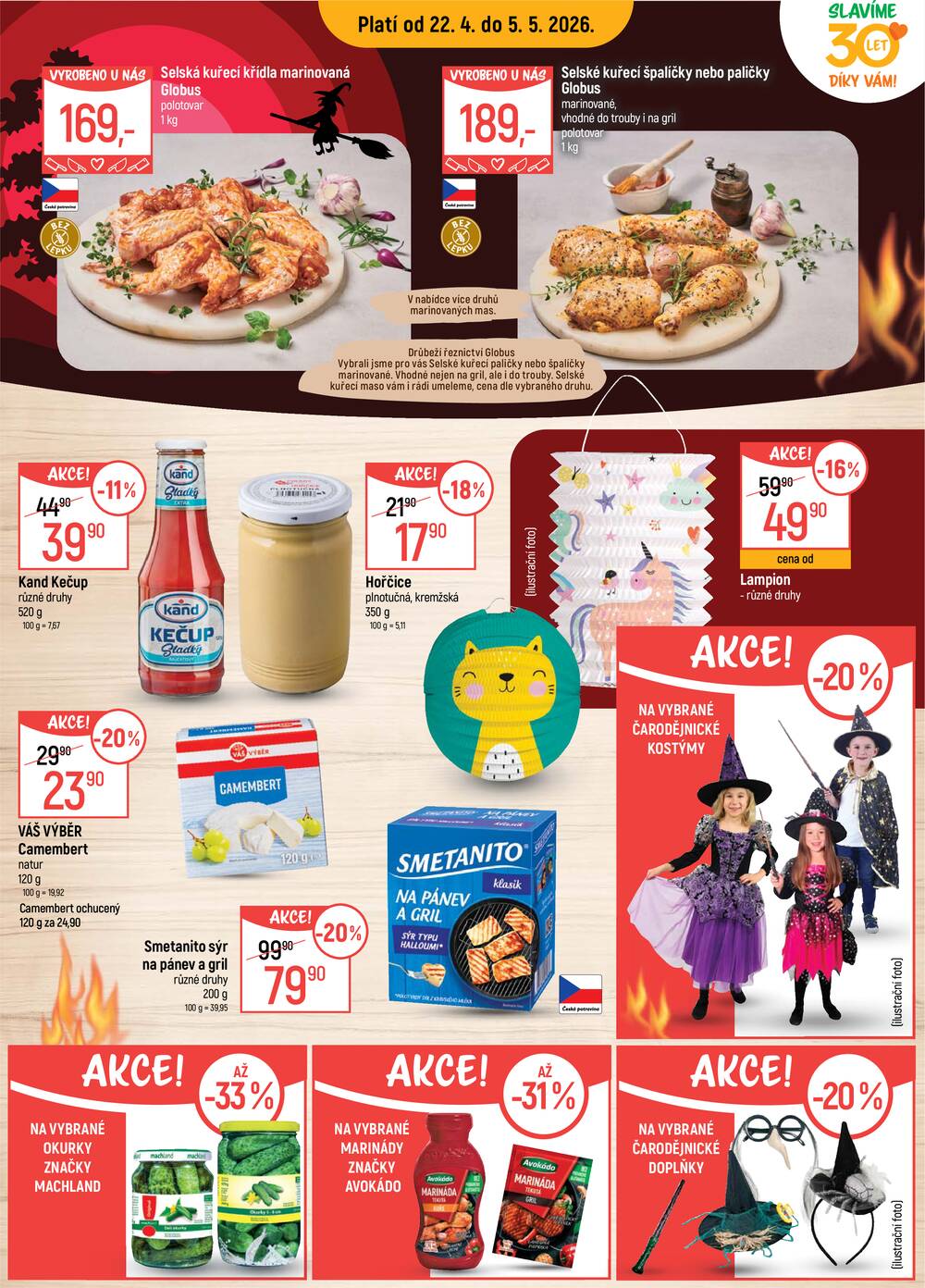 Akční leták Globus 22.4. - 28.4.2026 - Globus Praha - Zličín