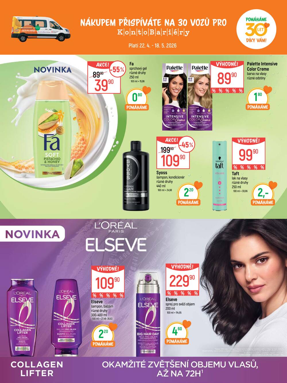 Akční leták Globus 22.4. - 18.5.2026 - Globus Jenišov u Karlových Varů