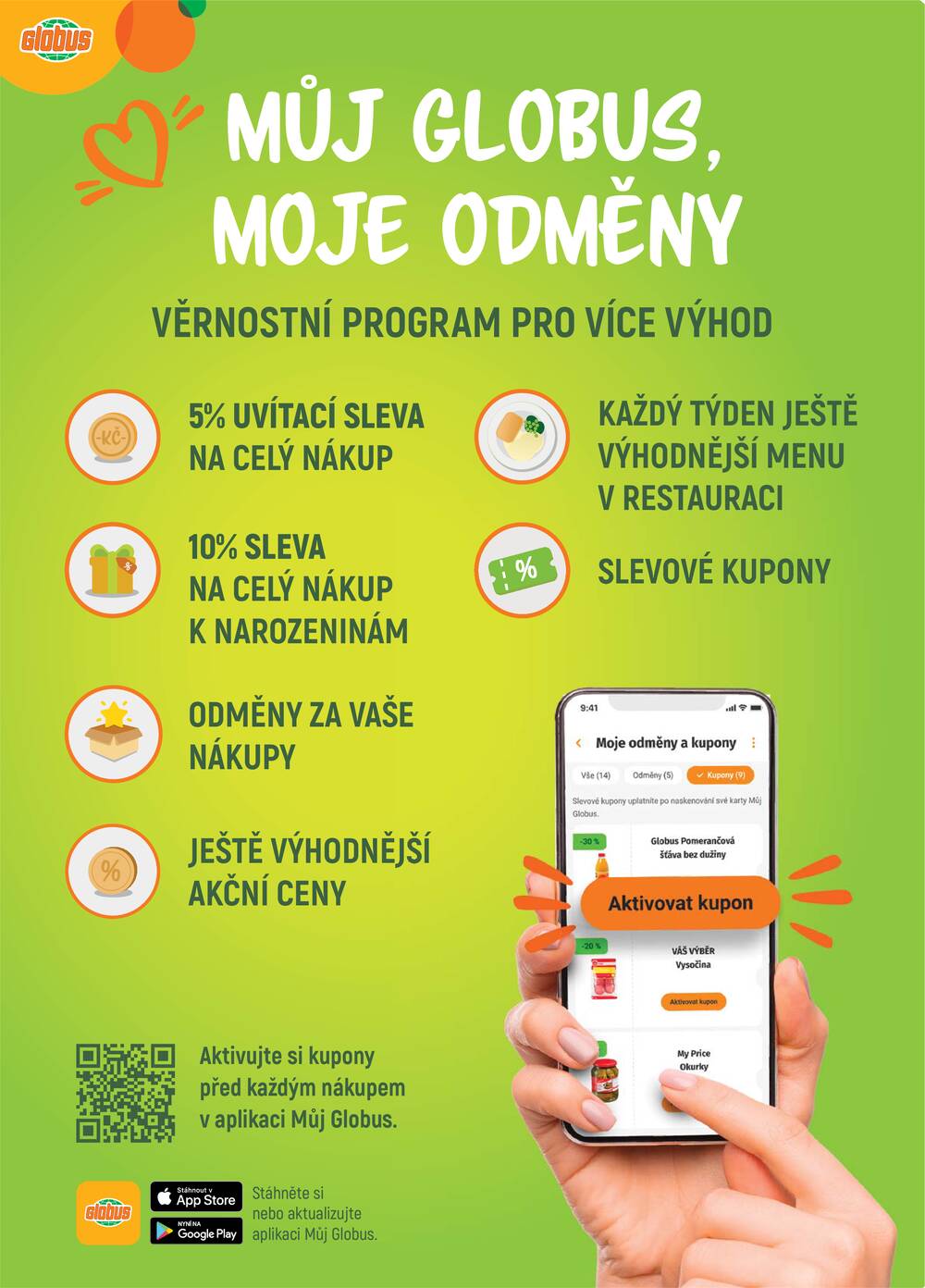 Akční leták Globus 22.4. - 28.4.2026 - Globus Jenišov u Karlových Varů