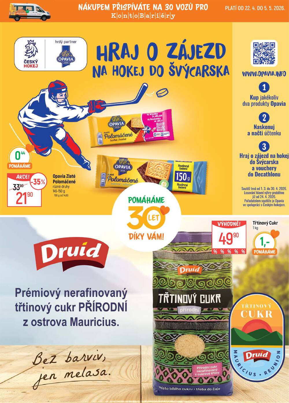 Leták Globus - Akční leták Globus 22.4. - 5.5.2026 - Globus Olomouc - strana 1