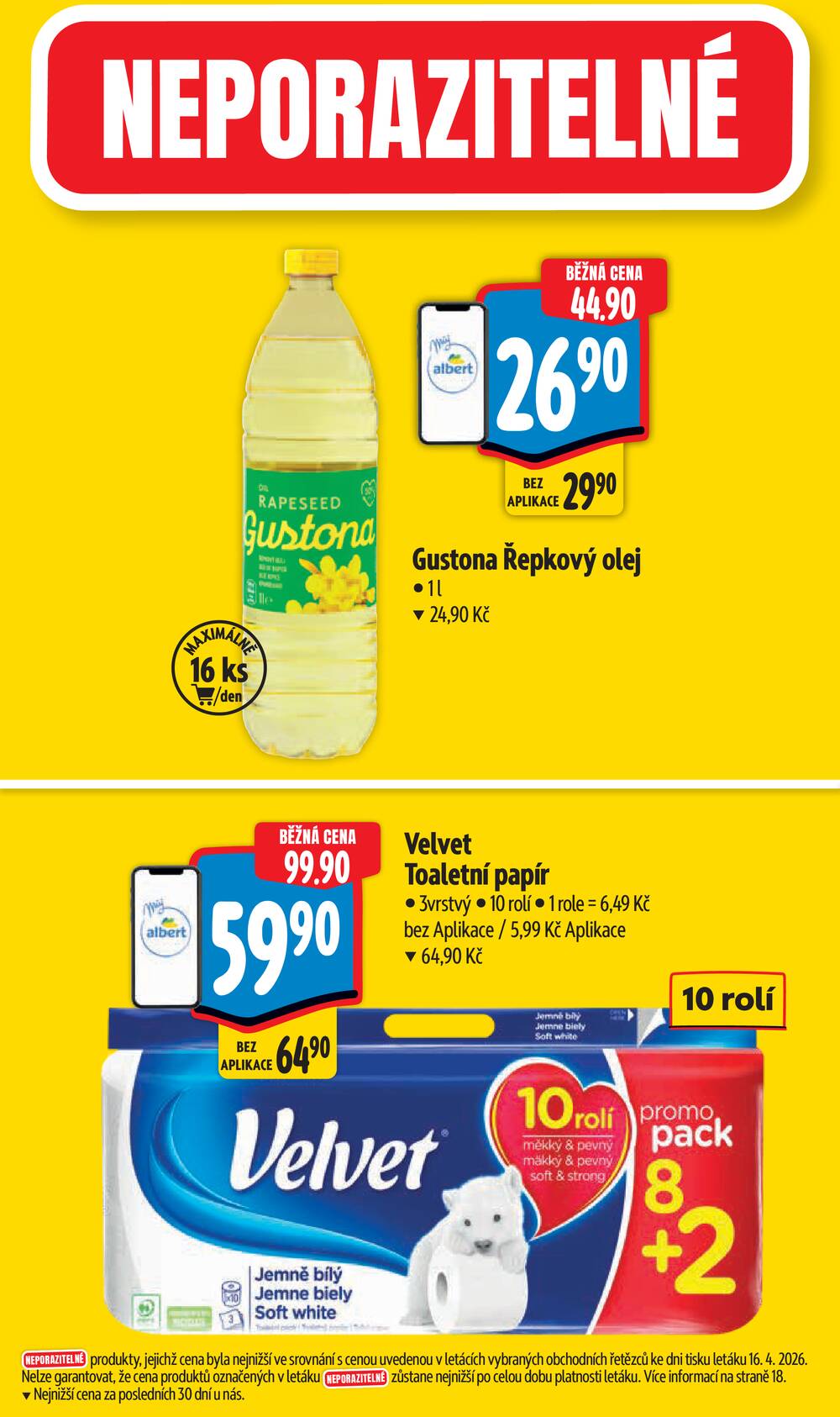 Leták Albert - Albert Supermarket Jihomoravský od 22.4. do 28.4.2026 - strana 4