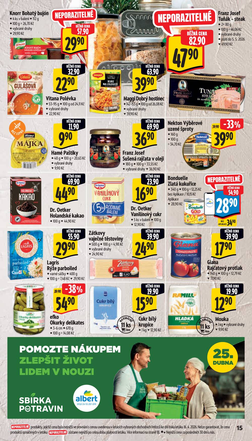 Albert Supermarket Jihomoravský od 22.4. do 28.4.2026