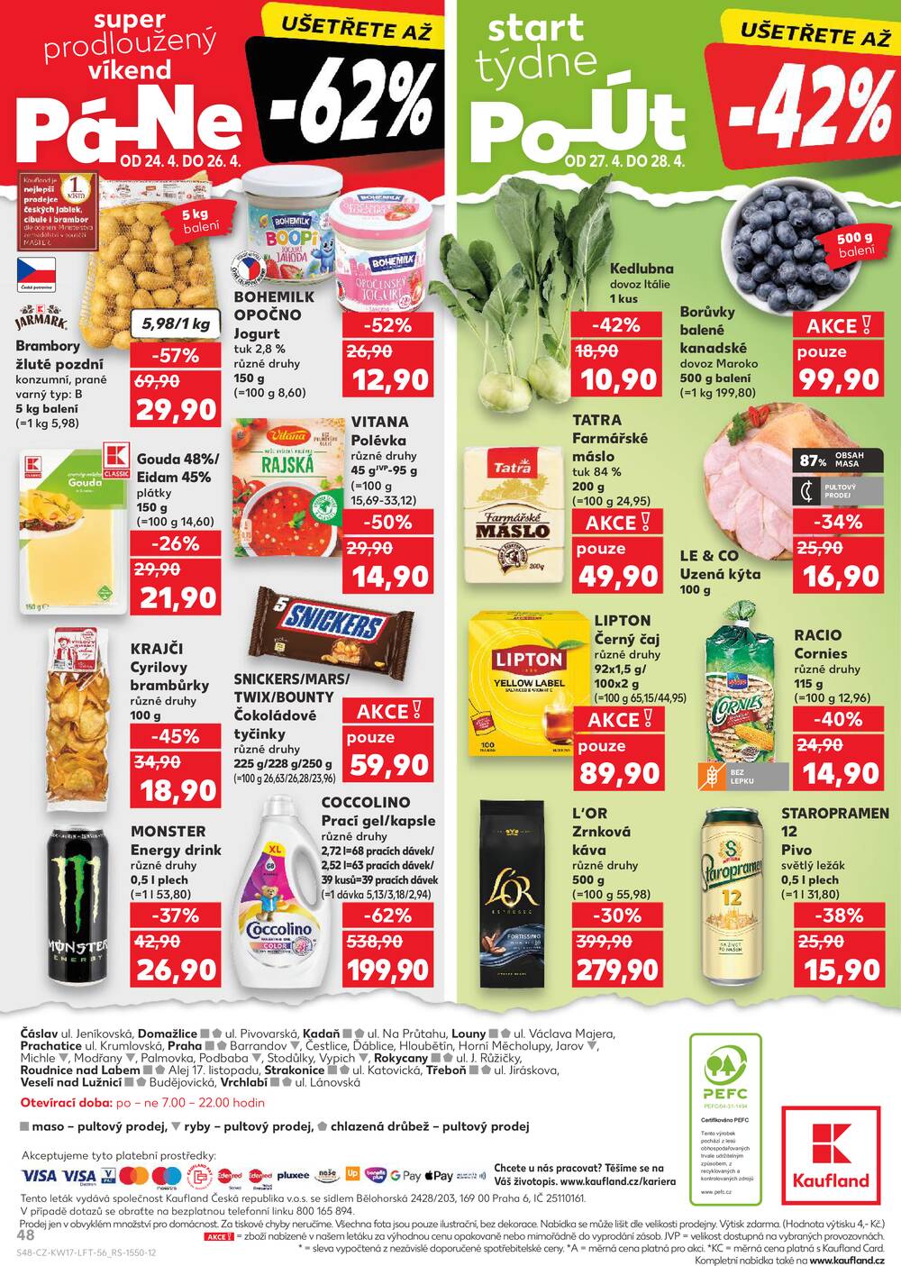 Kaufland 22.4. - 28.4. - Kaufland Praha-Barrandov