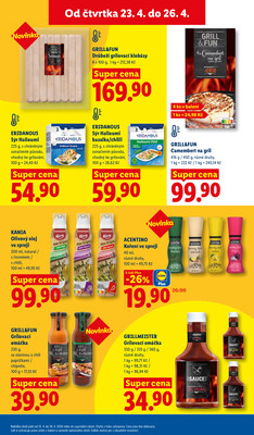 Lidl Čtvrtek od 23.4. do 26.4.2026
