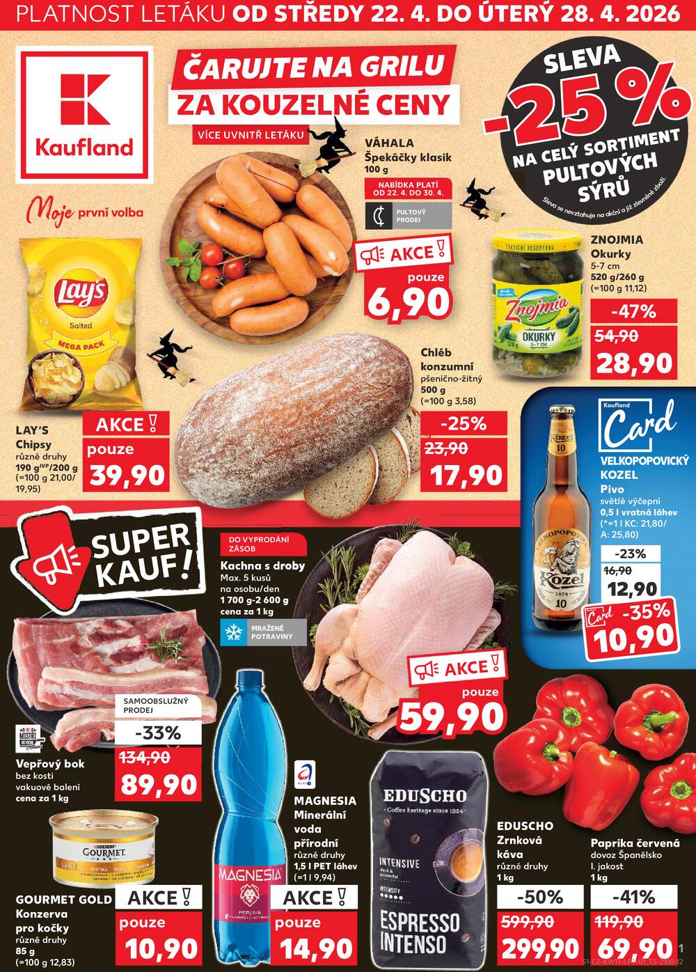 Kaufland 22.4. - 28.4. - Kaufland - České Budějovice