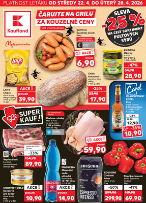 Leták Kaufland 22.4. - 28.4. - Kaufland - Plzeň - Košutka