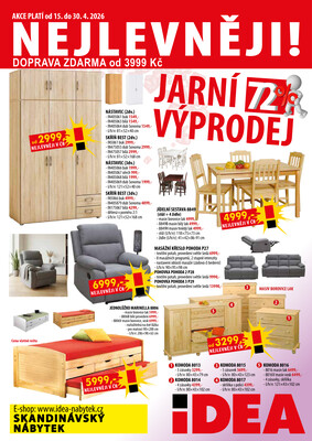 leták IDEA nábytek