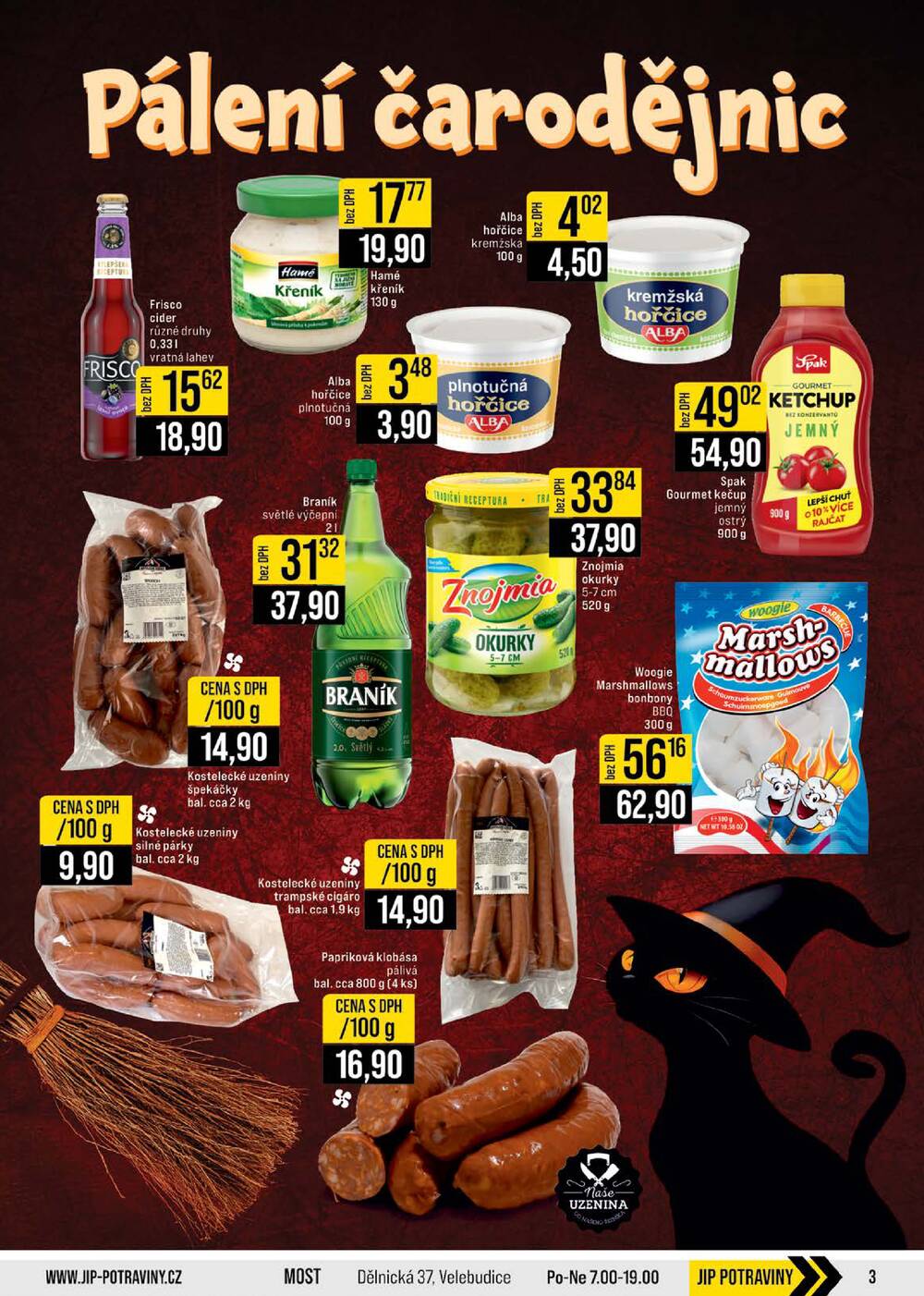 JIP Cash & Carry České Budějovice, Most, Náchod, Polička, Sušice a Svoboda nad Úpou od 22.4. do 28.4.2026