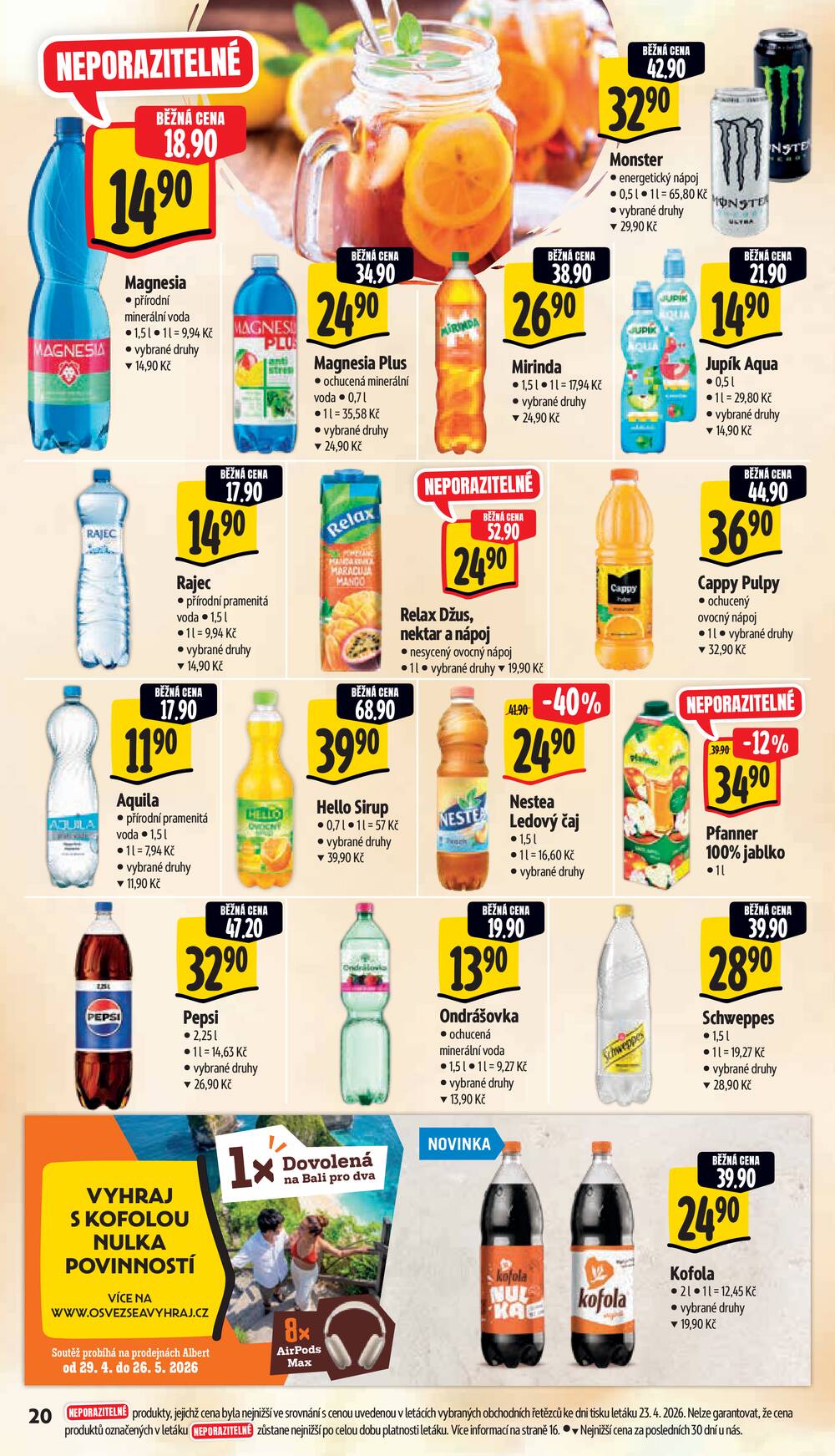 Leták Albert - Albert Supermarket Jihomoravský od 29.4. do 5.5.2026 - strana 28
