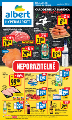 Leták Albert Hypermarket Jihomoravský od 29.4. do 5.5.2026