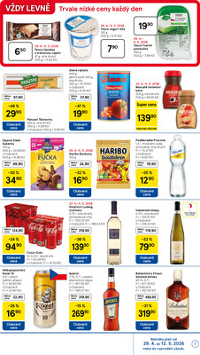 Tesco supermarkety od 29.4. do 5.5.2026