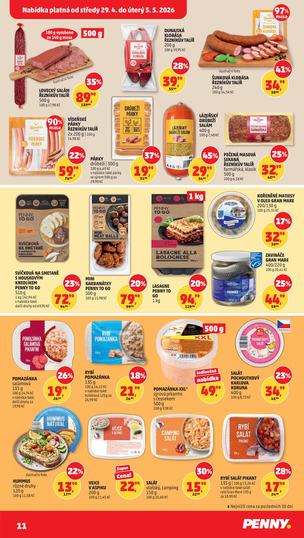 Penny Market od 29.4. do 5.5.2026