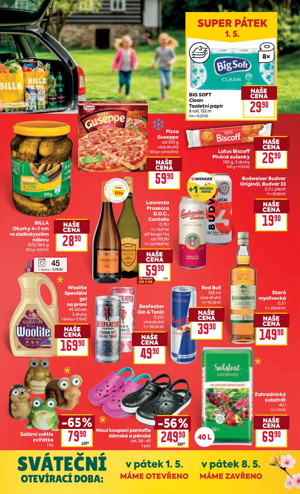 BILLA od 29.4. do 5.5.2026
