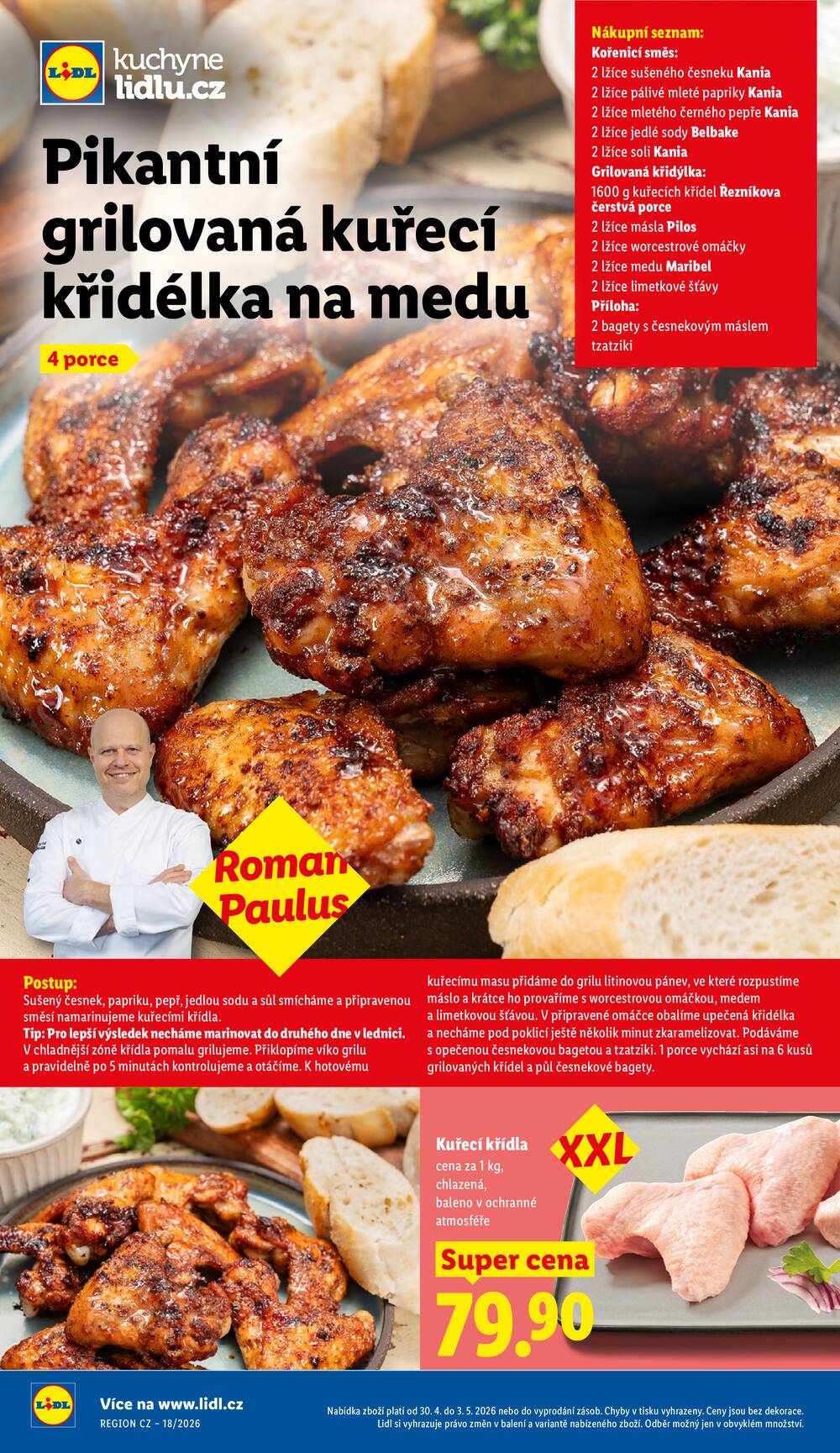 Lidl Čtvrtek od 30.4. do 3.5.2026
