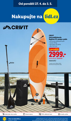 Lidl Čtvrtek od 30.4. do 3.5.2026